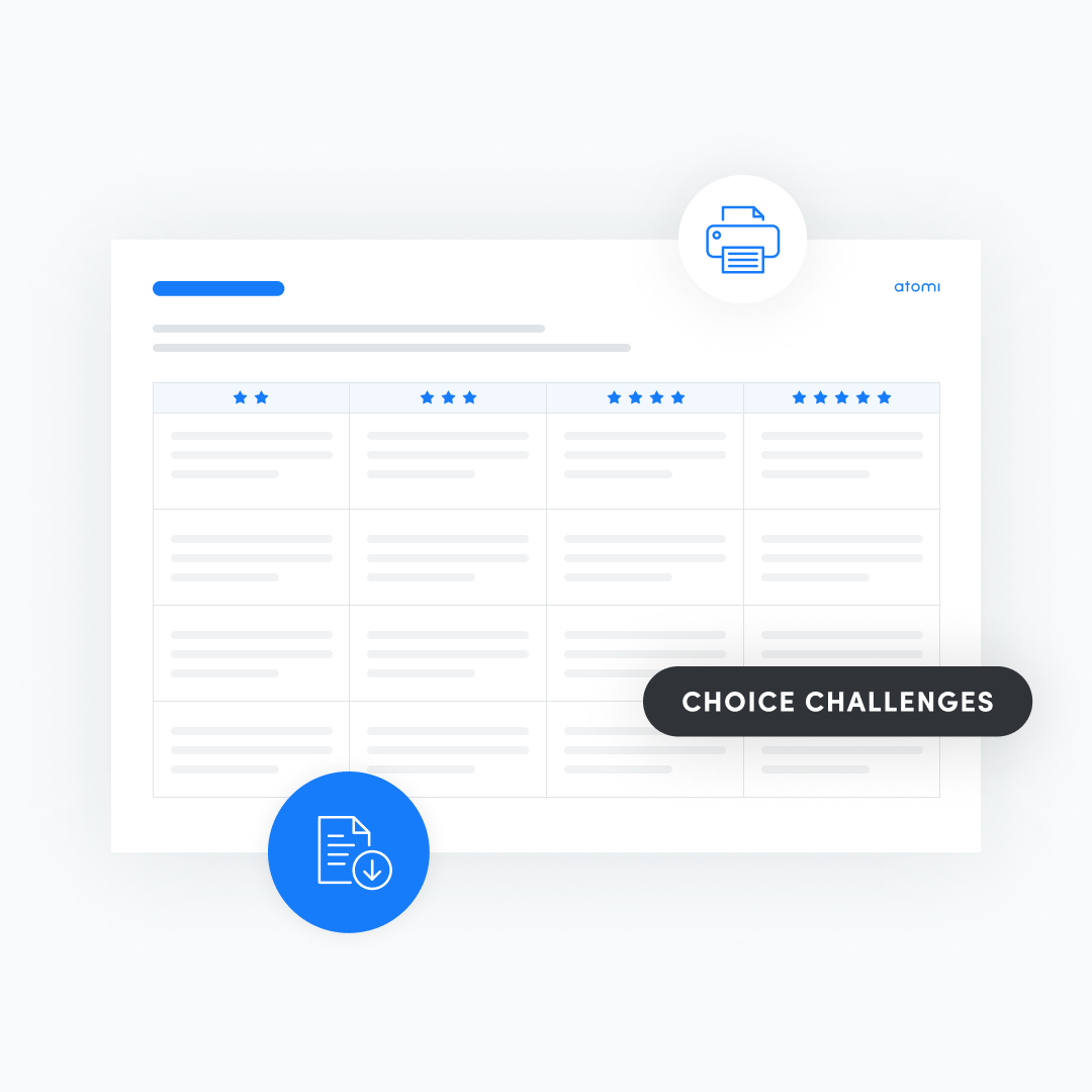 Choice Challenges illustration